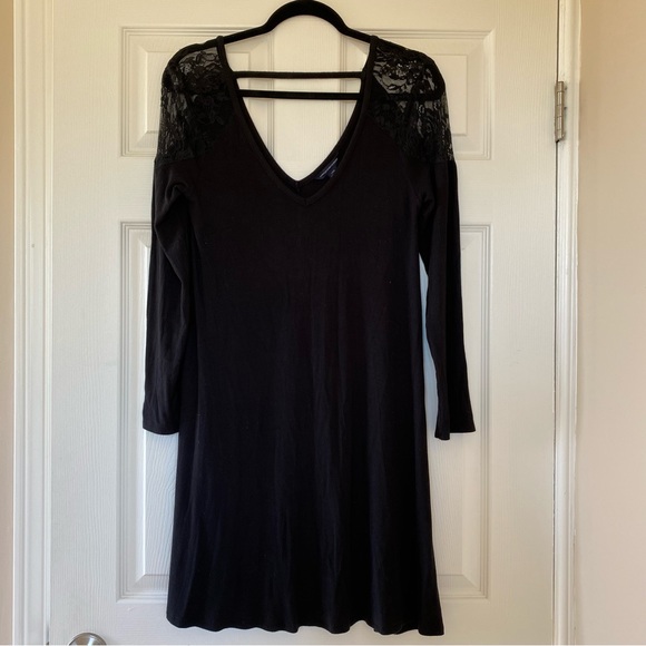 NWOT AEO Swing Midi with Exposed Lace Shoulders - Picture 11 of 16